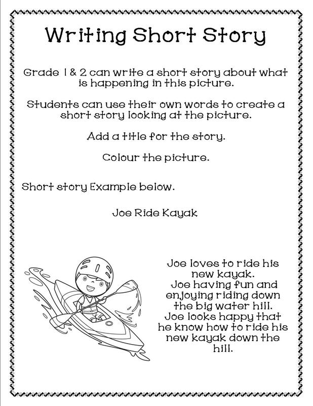 Short Story Writing For Grade 2